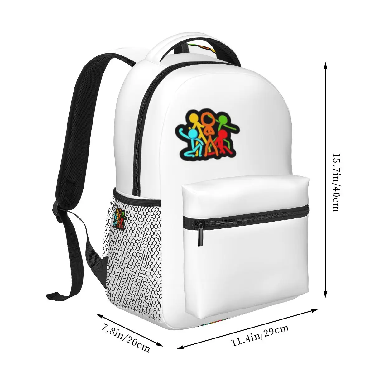 Милые дизайнерские наклейки Alan Becker Fuuny повседневный рюкзак One