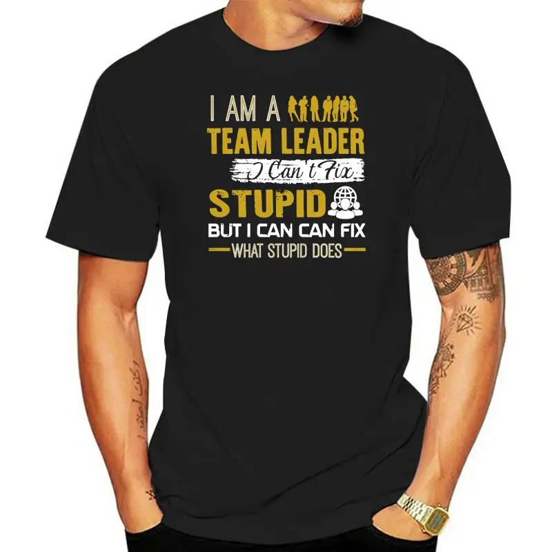 

Men tshirt Team Leader Shirt T-Shirt cool Printed T-Shirt tees top