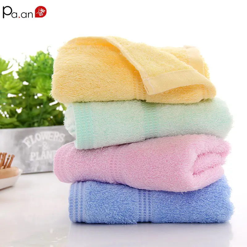 

4PCS Set Bamboo Fiber Towels Bathroom Towel Sets Children Aldult General Face Towels Soft Absorbent Towel Set Wholesale