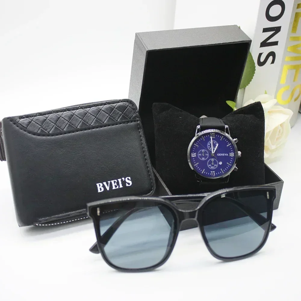 DUTRIEUX Мужской кошелек Роскошный брендовый дизайнерский комплект из трех