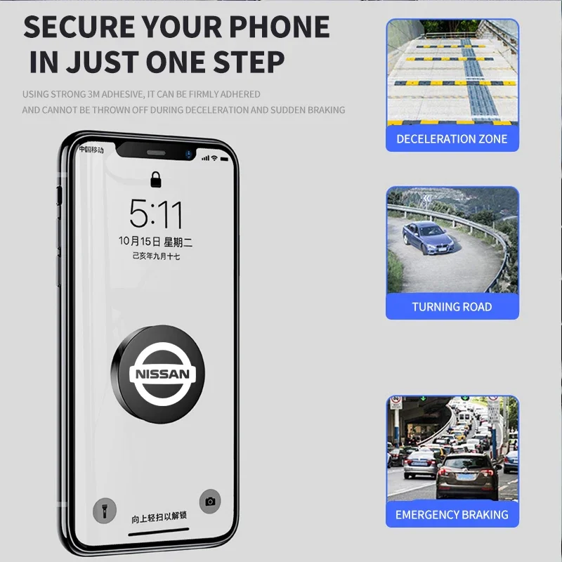 Модный Автомобильный держатель для телефона Магнитный универсальный магнитный