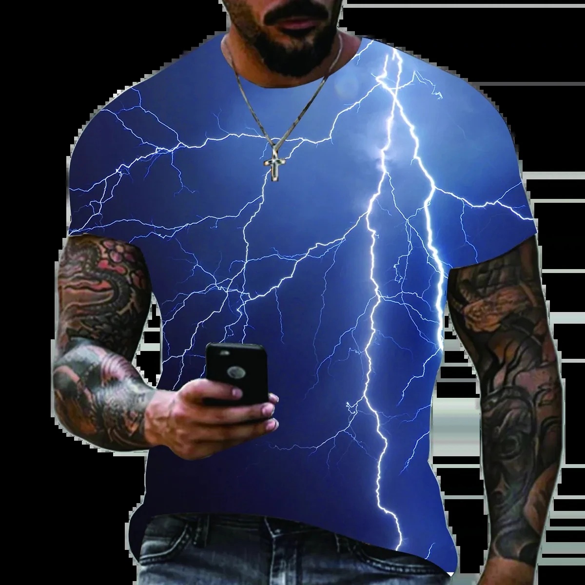 

Большая мужская футболка, повседневная одежда с 3D Цифровым принтом, с коротким рукавом, Новинка лета 2023