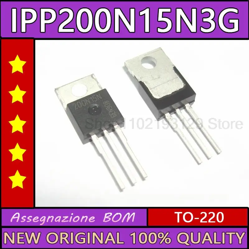 

200n15n plug-in TO-220 новый оригинальный импортный ipp200n15n3g