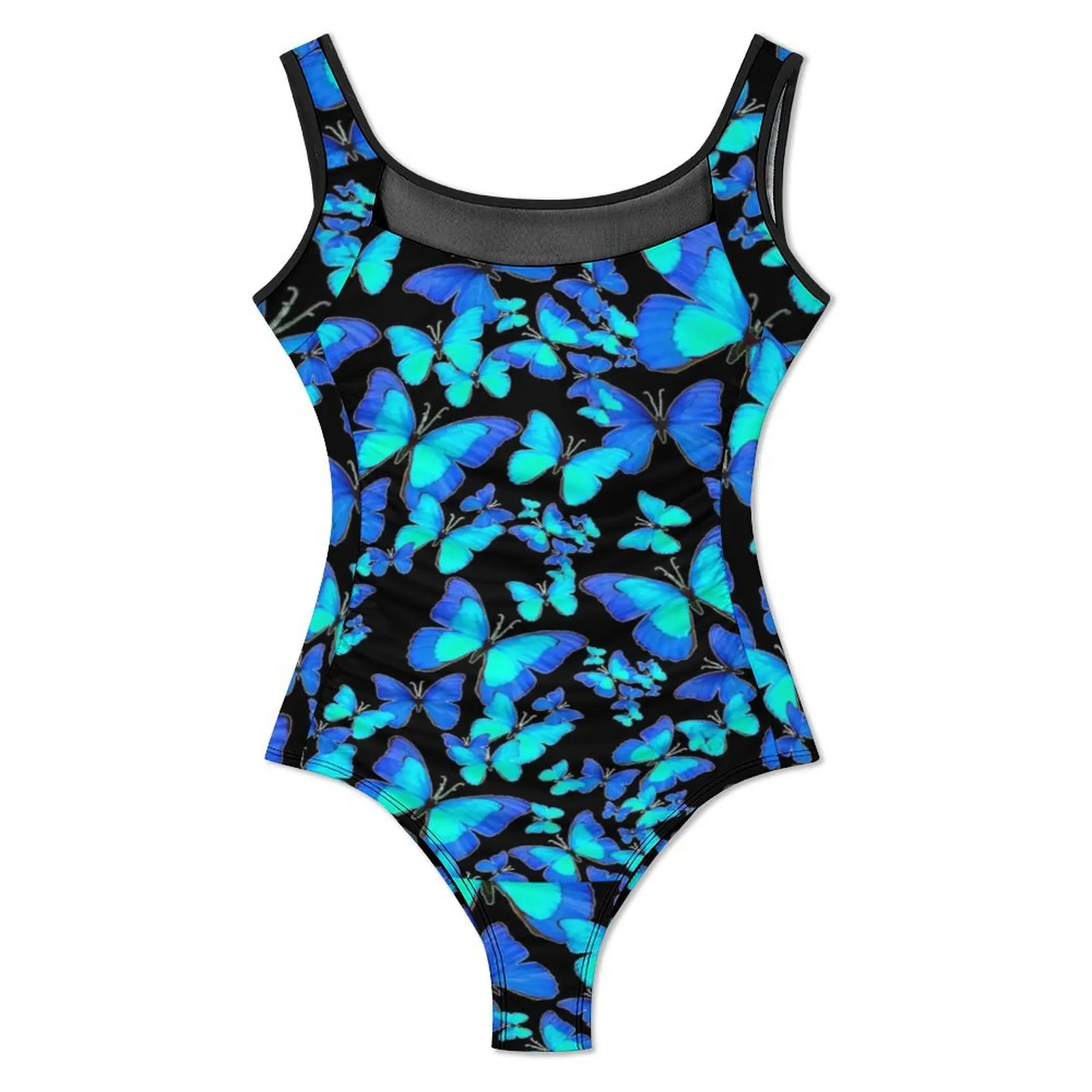 Женский слитный купальник с эффектом пуш-ап