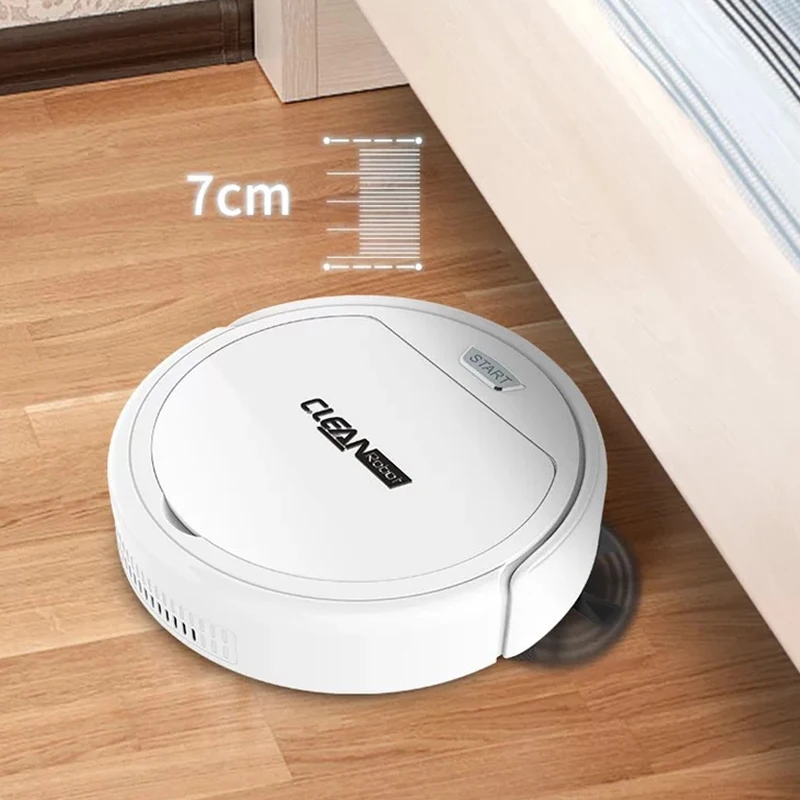 

Robot Vacuum Cleaner Automatic Sweeping Carpet Dust Suction Cleaning Mop Sweep And Wet Mopping Floors 3-In-1 Home Appliances New