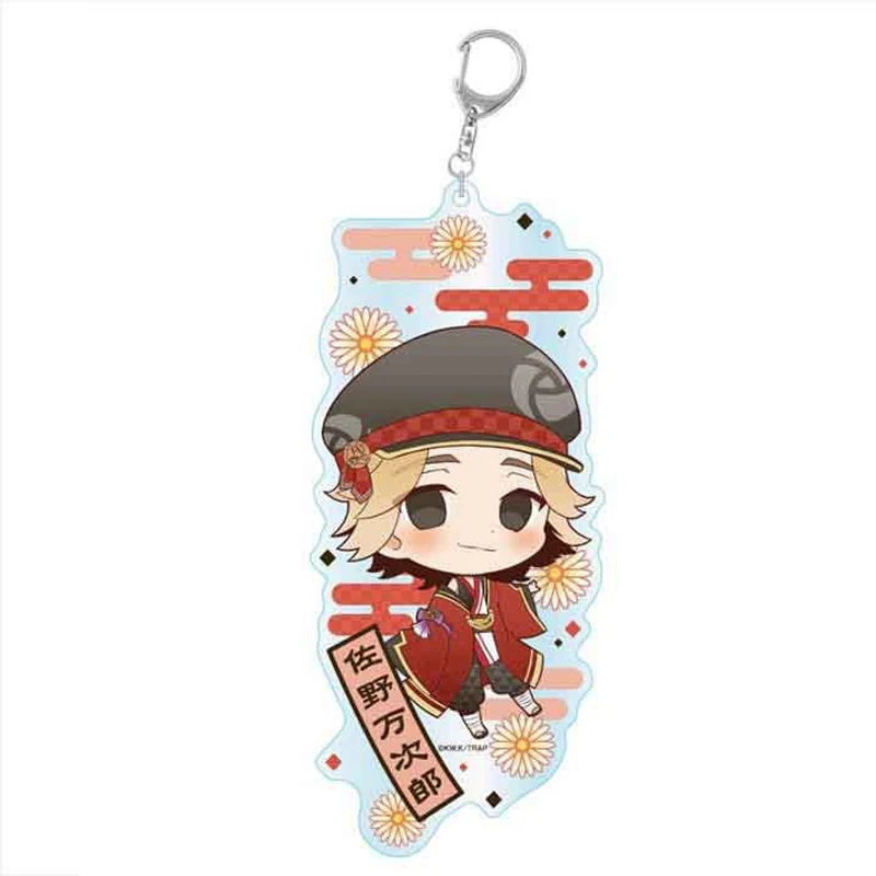 

Tokyo Revengers Anime Keychains Acrylic Q Version Cartoon Figures Key Chain Girl Child Bag Pendants Accessory Keyring Key Holder