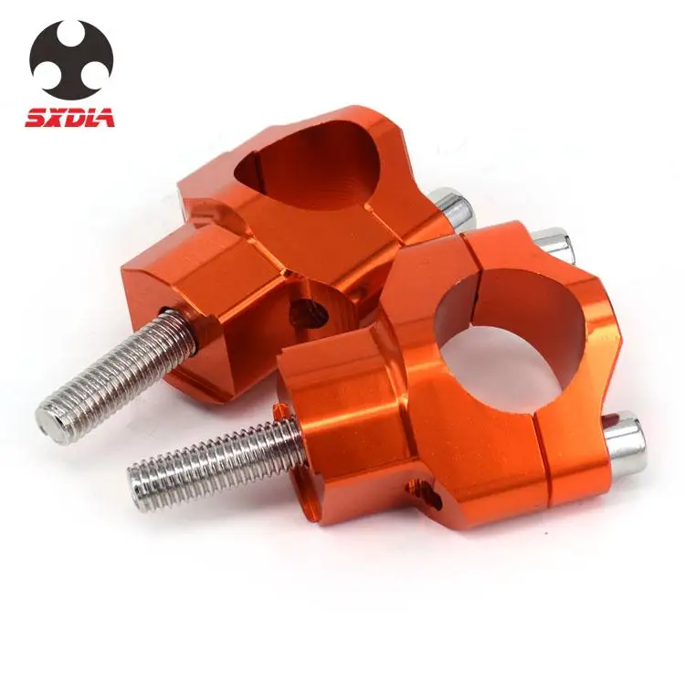 

28mm Billet HandleBar Fat Bar Risers Mount Clamp For KTM SX SXF EXC EXCF XC XCF XCW XCFW 125 150 200 250 300 350 400 450 530