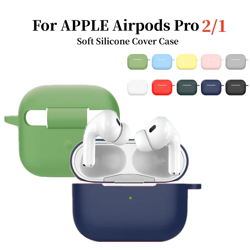 Силиконовый чехол для Apple Airpods Pro, Чехол Air Pods 2 1, Bluetooth чехол, защитный чехол для Air Pod Pro 2 1, аксессуары для наушников
