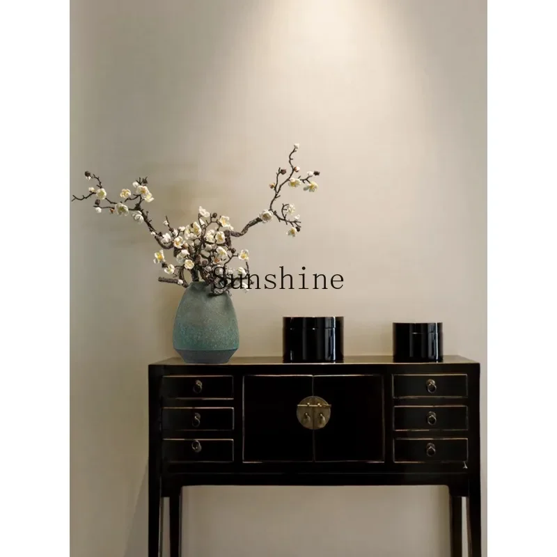 Цветочная композиция для гостиной веранды телевизионный шкаф стойка украшения