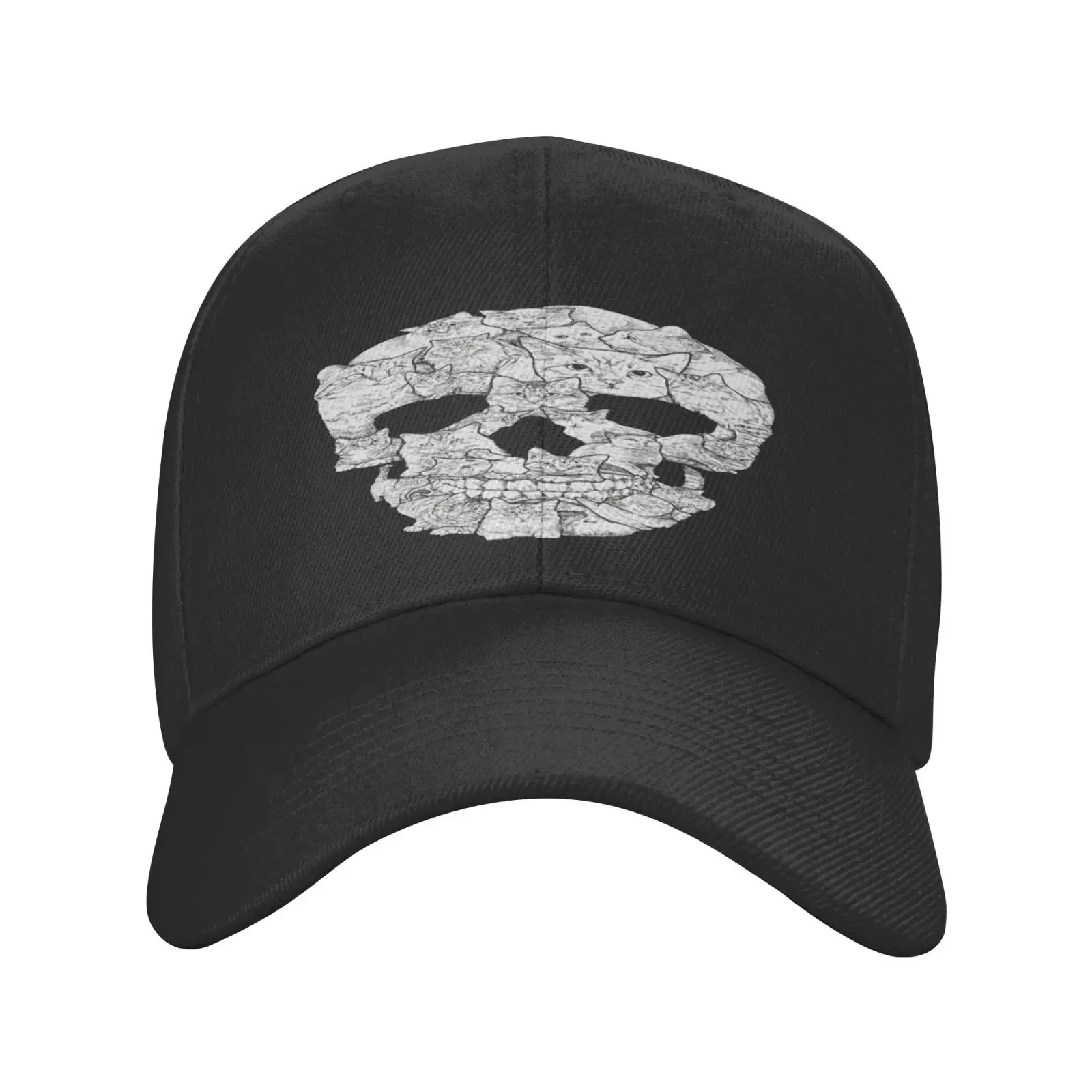 

Cruel Cat Skull Men's Cap Brazil Baseball Cap Women's Cap 2021 Fashionable Trucker Cap Bucket Hat Hat Beanie Knitted Balaclava