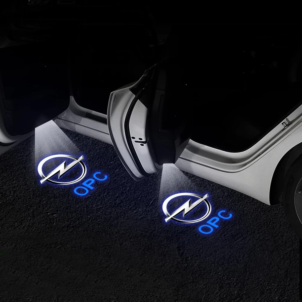 Фото 2 шт. беспроводных HD-проекторов-подсветок для дверей автомобиля с LED-подсветкой для Opel OPC Astra G H J K F Corsa D Zafira B Insignia GTC Adam Mokka №5