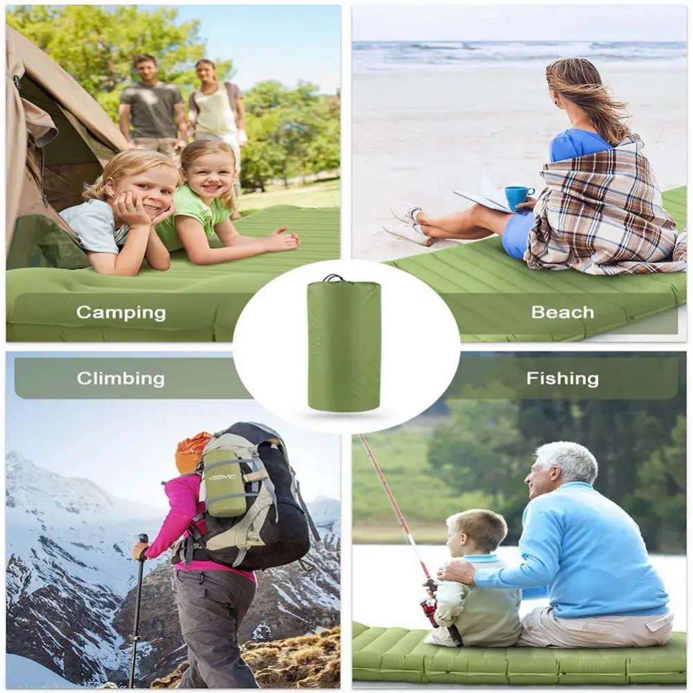 

Ultralight Sleeping Pad Portable Camping Mat Inflatable Air Mattress Outdoor Hiking Trekking Picnic Sleeping Mat Picnic Blanket