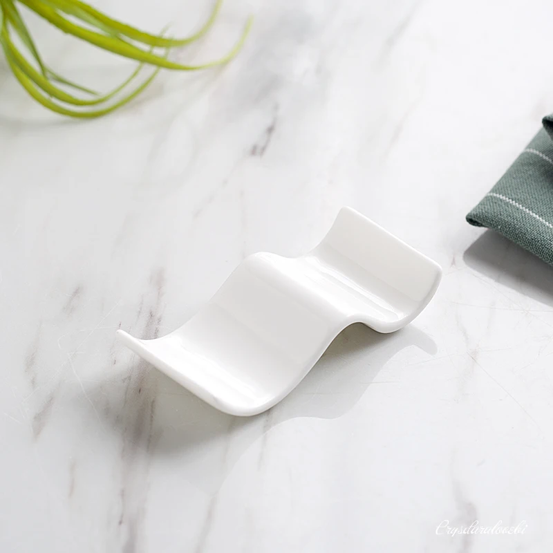 4 шт./компл. подставка для вилки из костяного фарфора керамические подставки