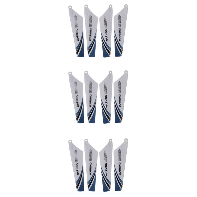 Syma 12Pcs Spare Blades For Helicopter Rotor RC S107, Blue