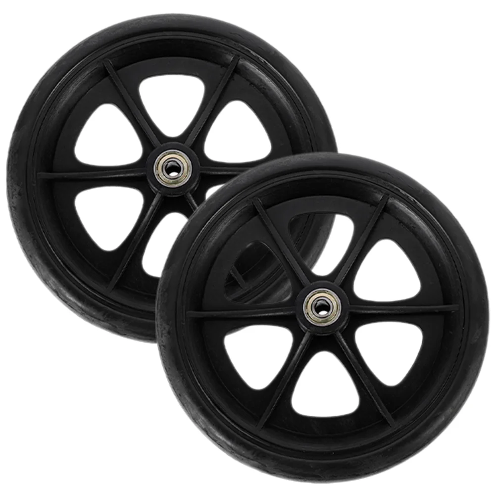 

2pcs Wheel Chair Wheels Wheelchair Bearings Front Wheels Replacement Wheelchair Attachment