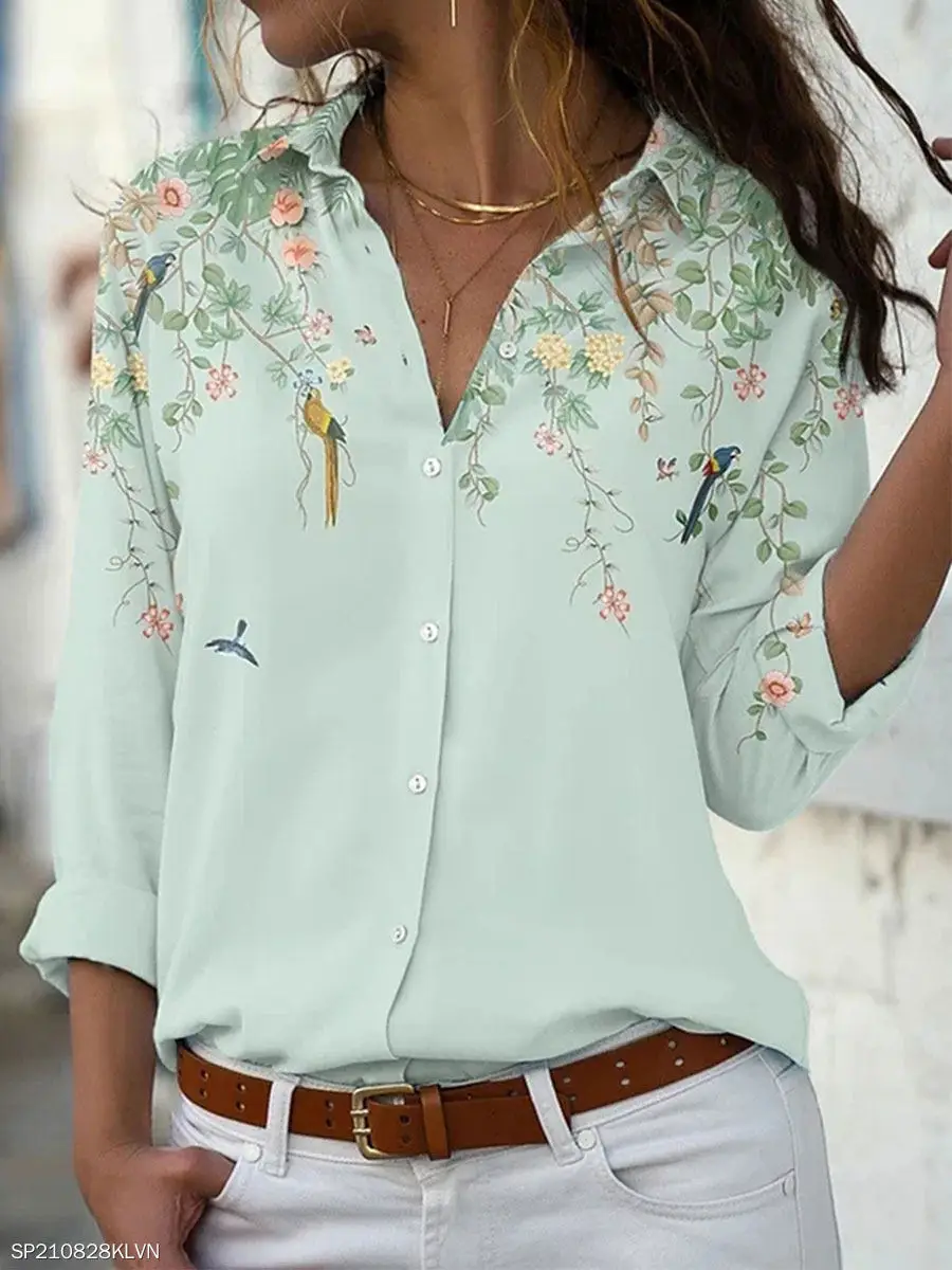 Fashion Clothes for Women Shirt Casual Long Sleeve Spring Autumn New Blouses Camisas y Blusas Shirts Mujer de Moda 2022 Vintage