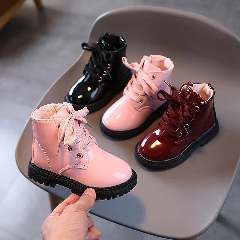 2022 Autumn Winter Baby Fashion Fashion Boots for Girls Boys Ankle Boots 1-6 Years Kids Short Boots Baby Toddler Casual Sneakers