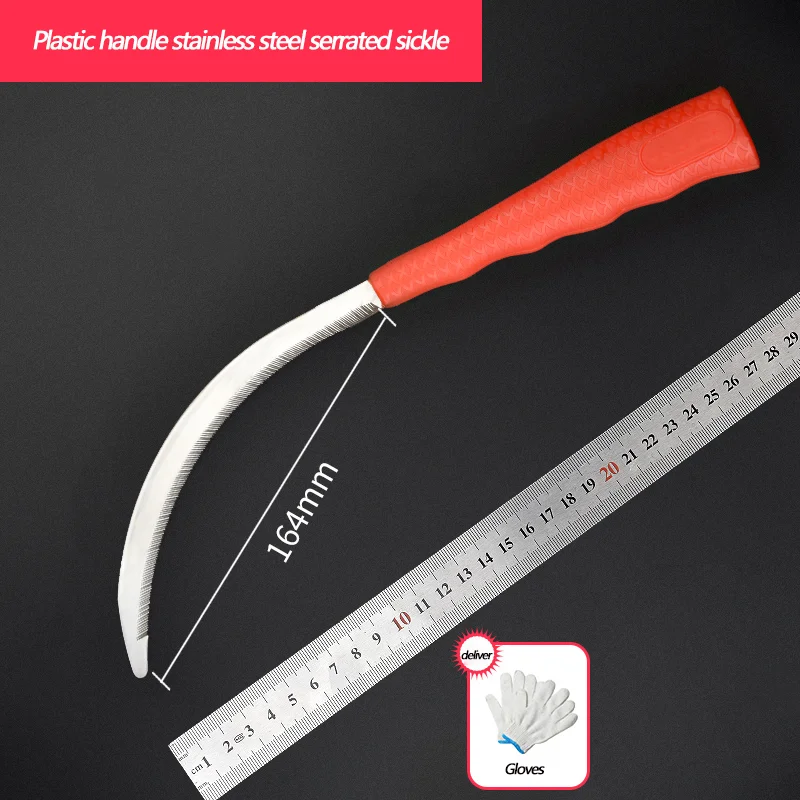 

Garden Sickle Manganese Steel Household Outdoor Harvesting Corn Weeding Hand Tools