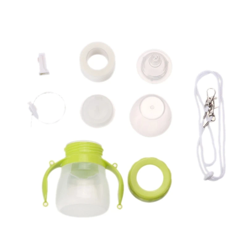 

Silicone Breast Pump Baby Bottle & SNS-Feeding-Set Anti-Colic Supplemental Nursing System 0m+ Baby Breastfeeding Mom