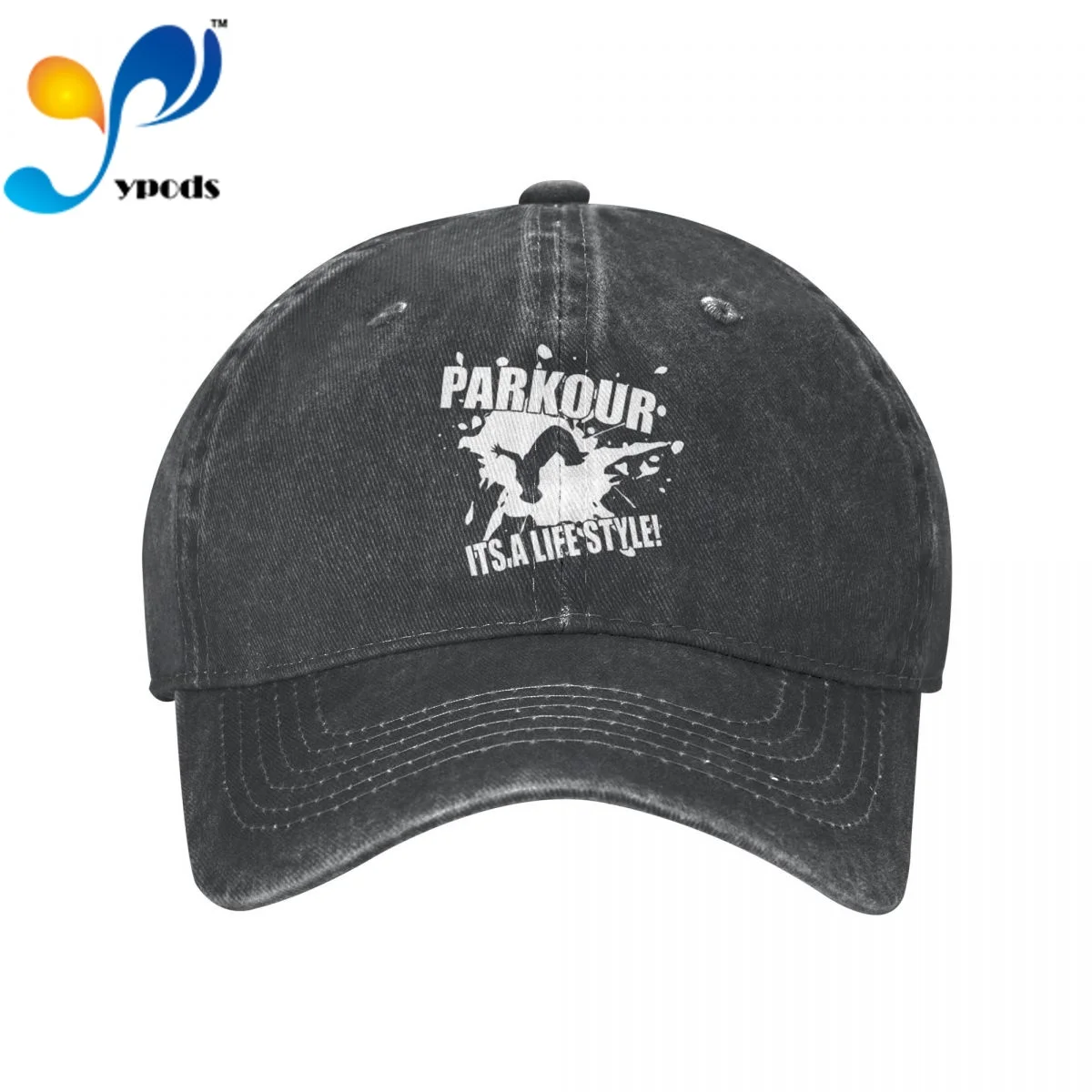 

Parkour Run Free Print Denim Baseball cap Snapback Hats Autumn Summer Hat for Men Women Caps Casquette hats
