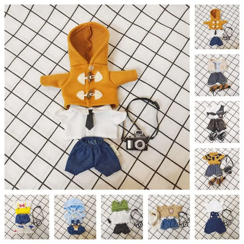 

Mini Doll Clothes Hoodies High Quality Multistyles Fashion Doll Sweater Idol Doll Outfit 10/20cm Cotton Doll