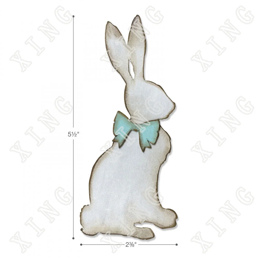 

2022 New Hot Sell Paper Knife Mould Blade Punch Stencil Easter Cottontail Bigz Metal Cutting Dies Molds Diy Scrapbooking Cut Die