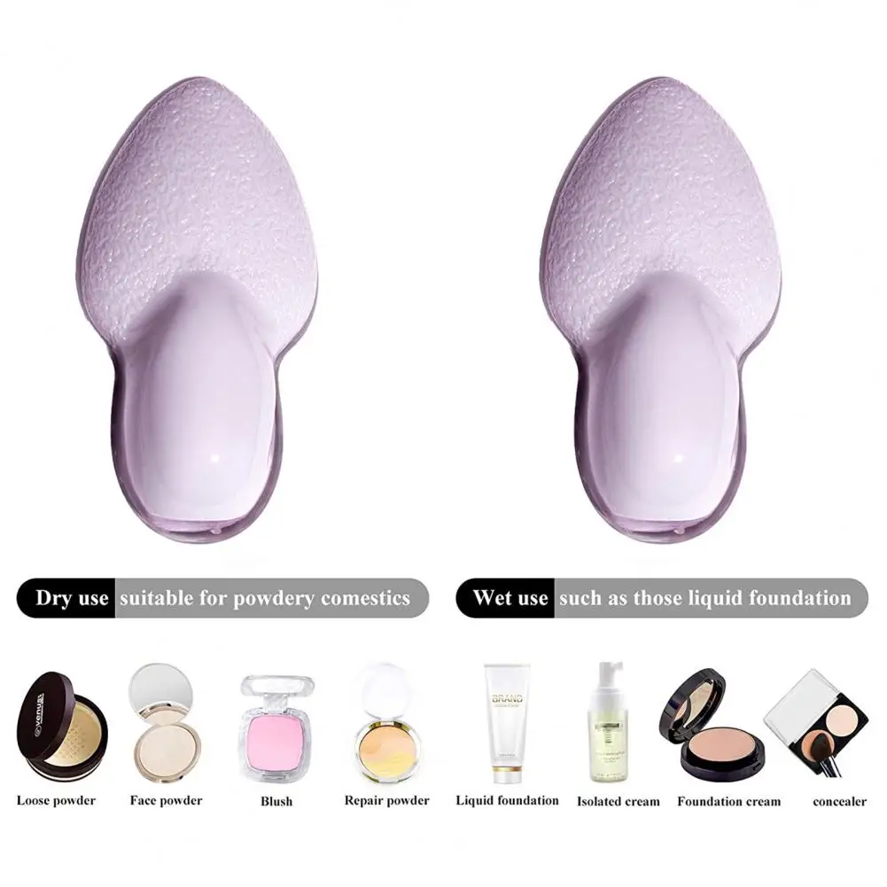 

Makeup Puff Easy to Clean Compact Beauty Tool Purple Jelly Makeup Puff Beauty Puff for Girl