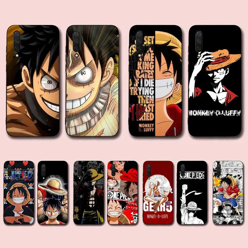 

MINISO ONE-PIECE Monkey D. Luffy Phone Case for Xiaomi mi 5 6 8 9 10 lite pro SE Mix 2s 3 F1 Max2 3