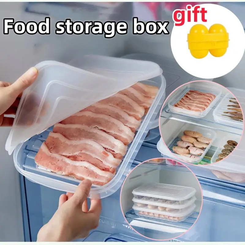 

Контейнер для хранения еды, фруктов, портативный контейнер для холодильника, органайзеры для морозильной камеры, чистая упаковка мяса, лука, имбиря