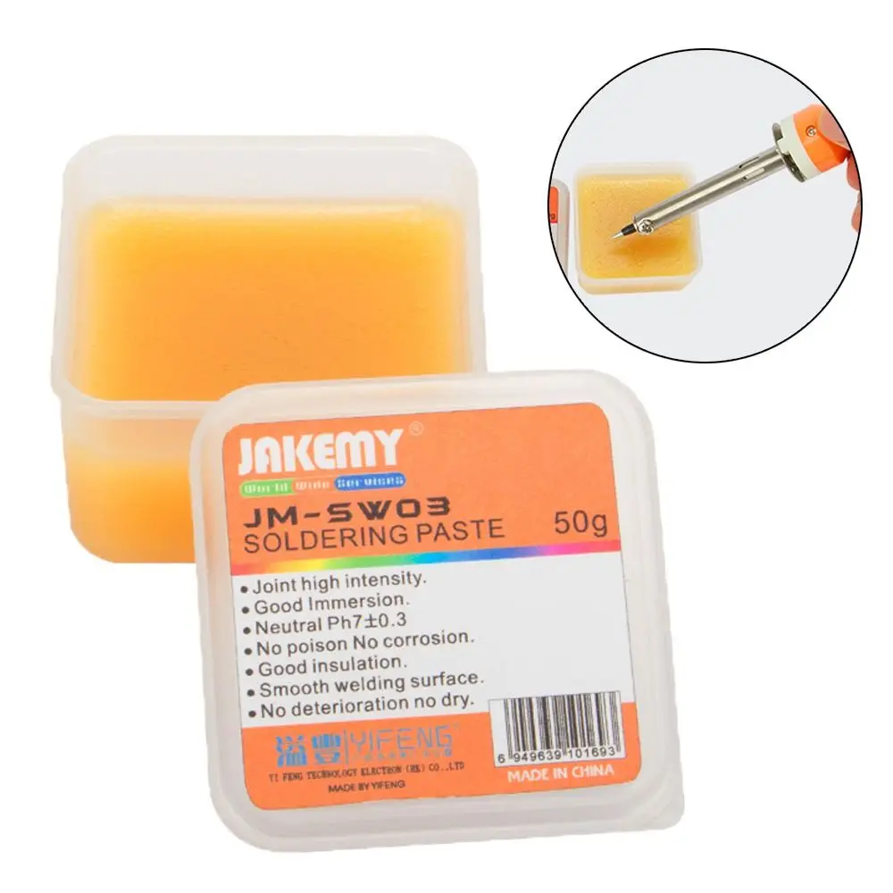 

50g No-Clean Solder Paste Multifunctional JM-SW03 Lead free Solder Flux Halogen-free Clean Free Soldering Flux BGA PCB