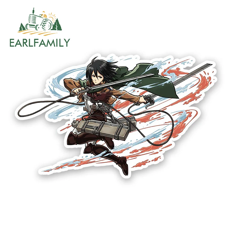 

EARLFAMILY, 13 см x 8 см, автомобильные наклейки для нападения на искусство, наклейка на лобовое стекло для ноутбука, автомобильные аксессуары
