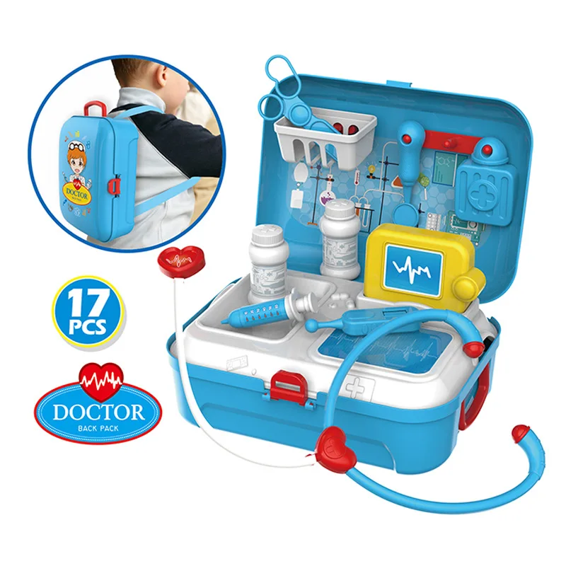 

Children Pretend Play Doctor Nurse Toy Set Portable Suitcase Medical Kit Kids Educational Role Classic Toys