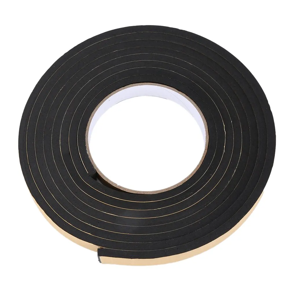 

3Mx15Mmx5Mm Rectangle Weather Stripping Sponge Foam Rubber Strip Tape Door Seal