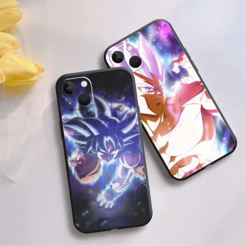 

NEW Dragon Ball Goku Silicone Phone Case For iPhone 11 12 13 Pro Max Mini X XS Max XR 7 8 Plus SE2 Full Lens Protection Cover