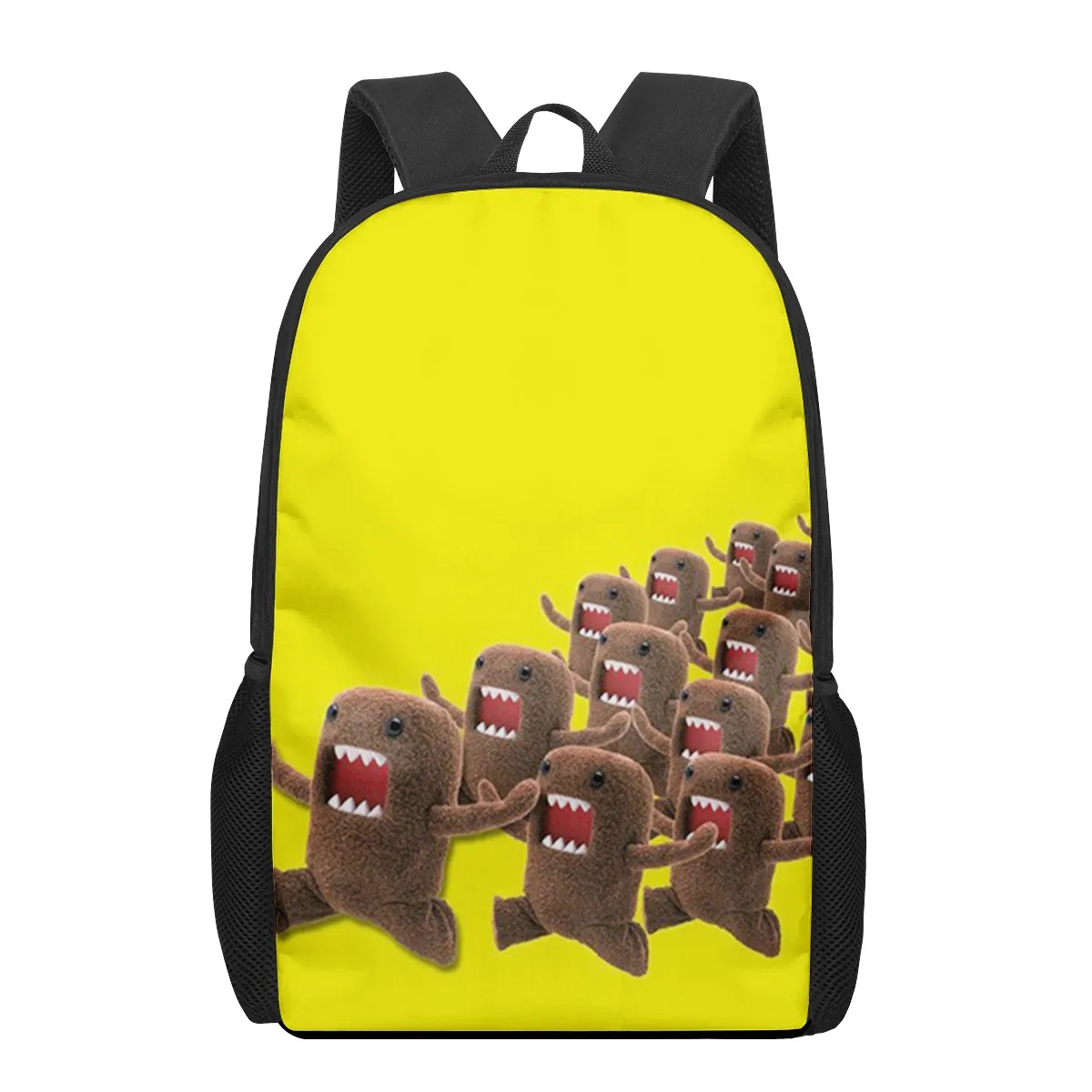 Domo kun cartoon Monster 3D Print School Bags for Boys Girls Primary Students Backpacks Kids Book Bag Satchel Back Pack