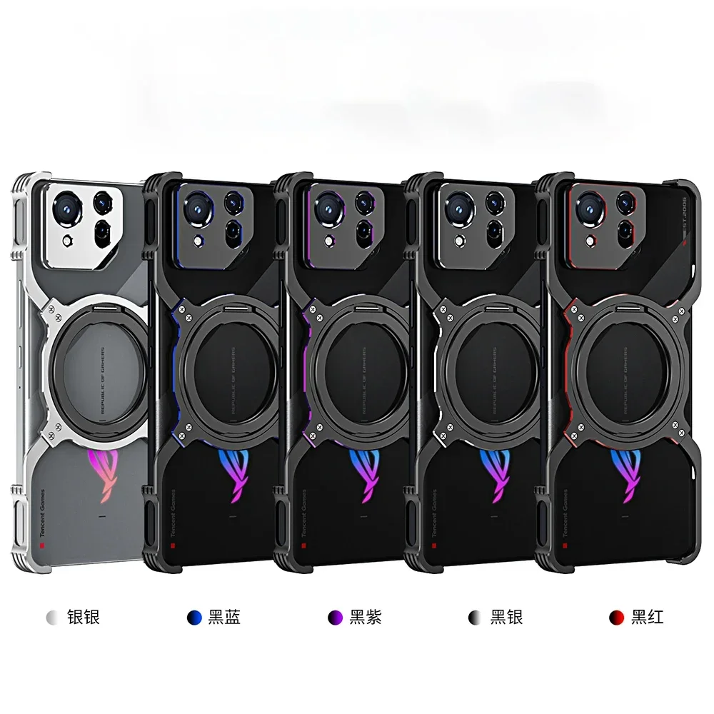 Металлический бампер для Asus ROG Phone 8 Pro светильник рамка без оправы встроенный