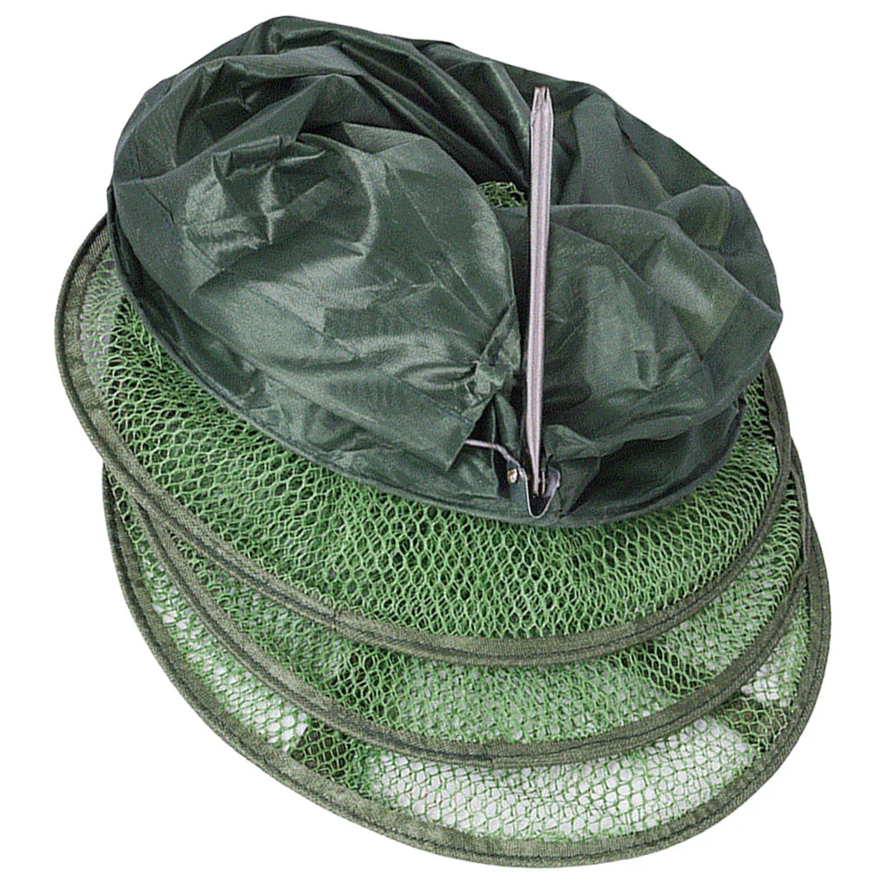 

Fishing Guard Netting Fishing Storage Netting Fish Protective Basket Collapsible Fishing Netting
