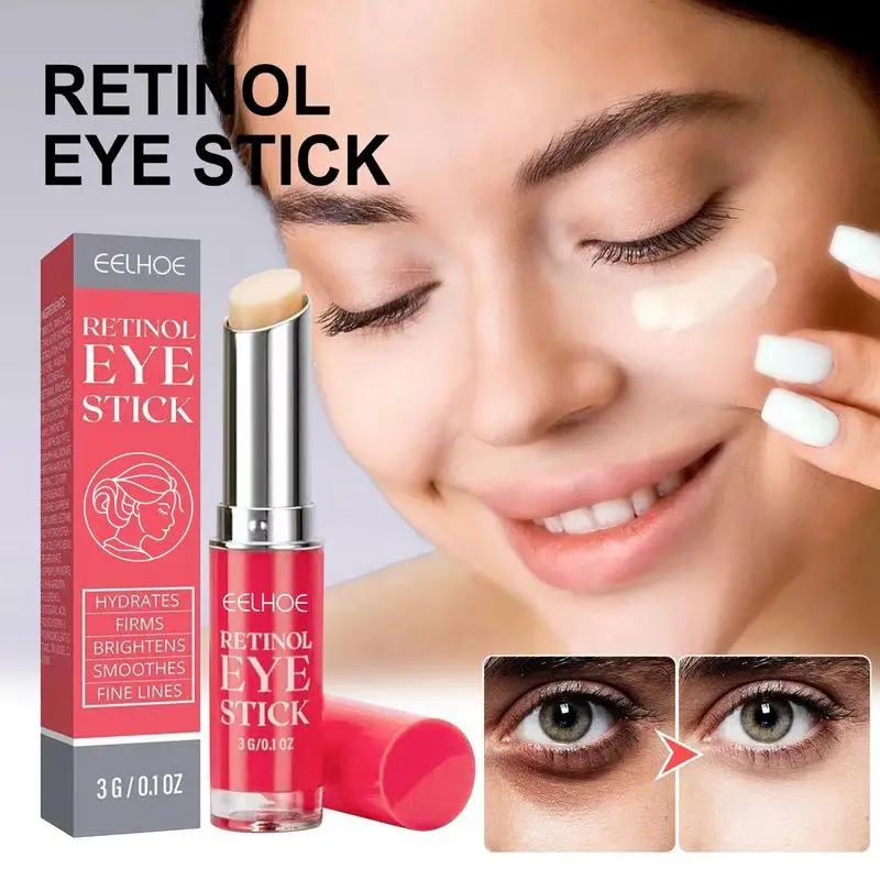 

Retinol Eye Cream Firming Under Eye Stick Hydrating Eye Balm Anti-Wrinkle Remove Eye Bags Dark Circles Anti Aging Eye Skin Care