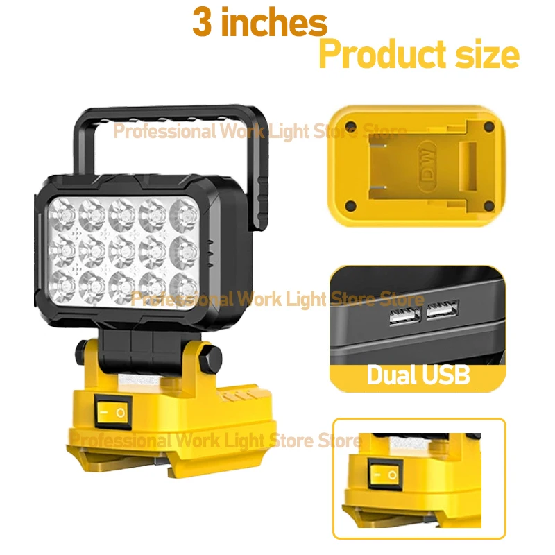 

Dewalt Беспроводной светодиодный фонарь DCB204 DCB206