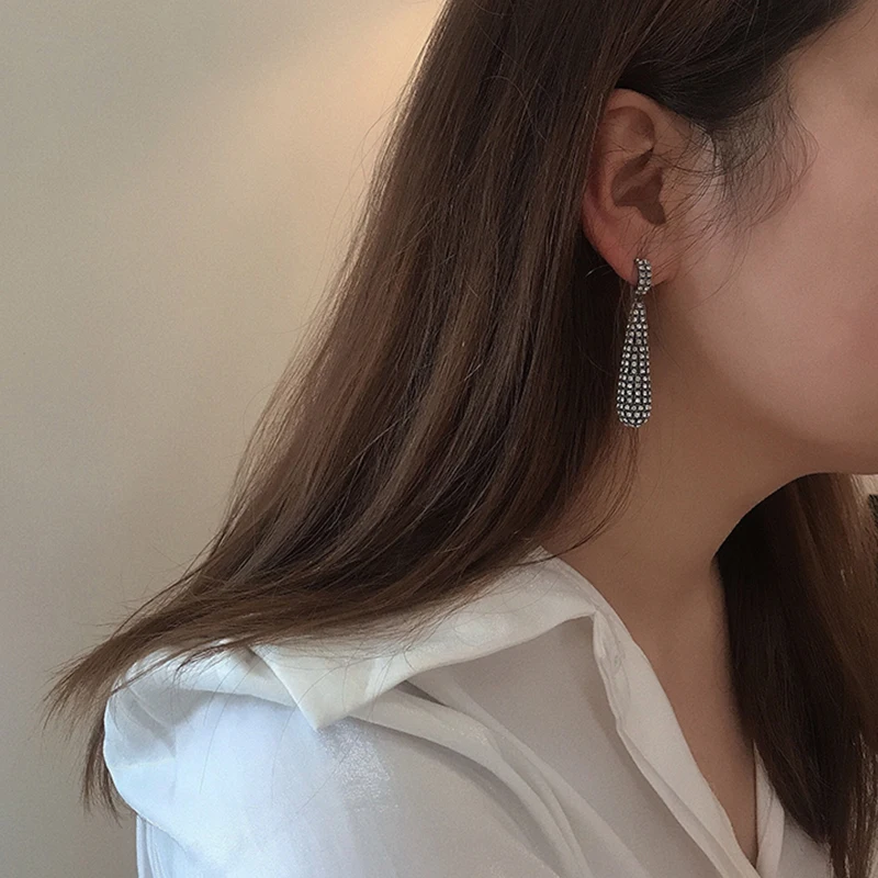 

N&South Vintage Drop Earrings for Women 2022 Luxury Zirconia Trending Official Jewelry