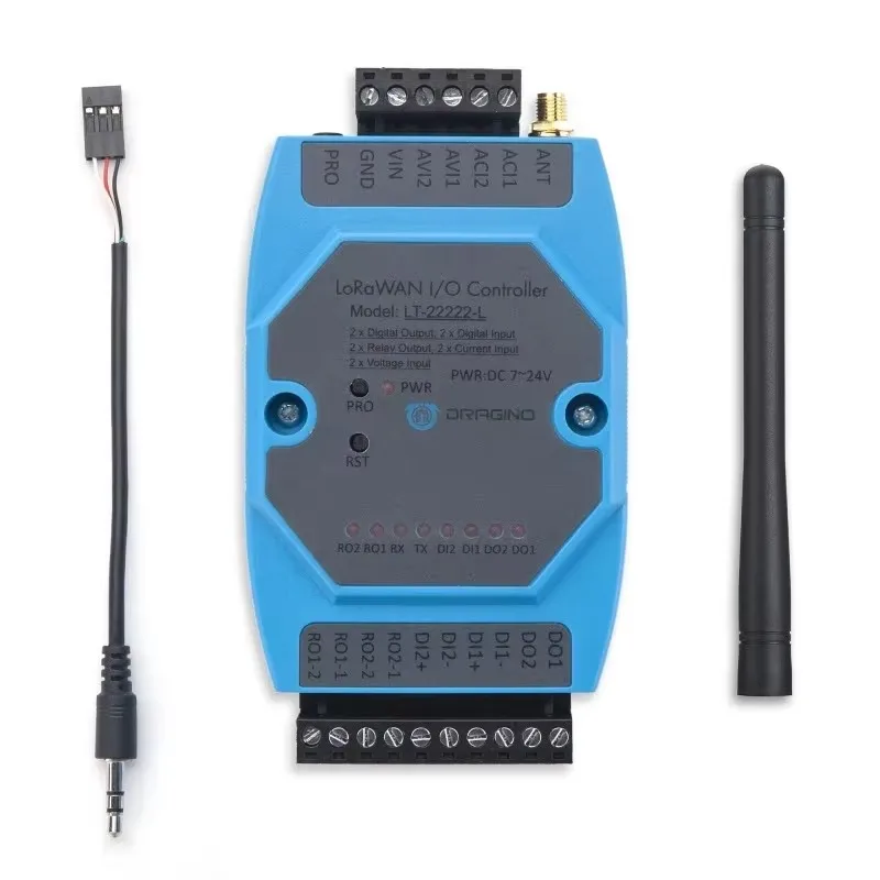 Фото Контроллер ввода-вывода Dragino LT-22222-L LoRaWAN, конечное устройство LoRaWAN №1
