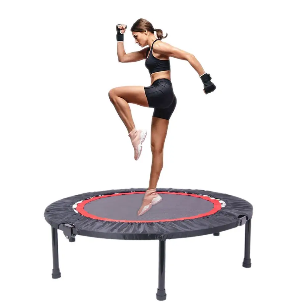 

Kids Fitness Mini Foldable Trampoline 40 "Jumping Sport Cardio Training Exercise Weight Loss Non-slip