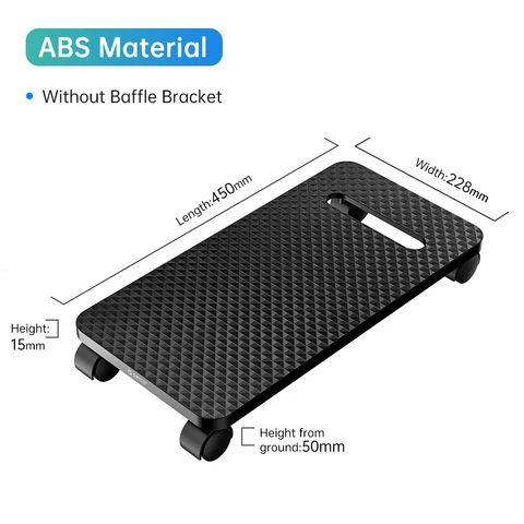 Orico Steel Mobile CPU Stand Computer Tower Stand Holder Carts met vergrendeling Rollingcaster wielen voor pc -case van vloercapijtgaming PC