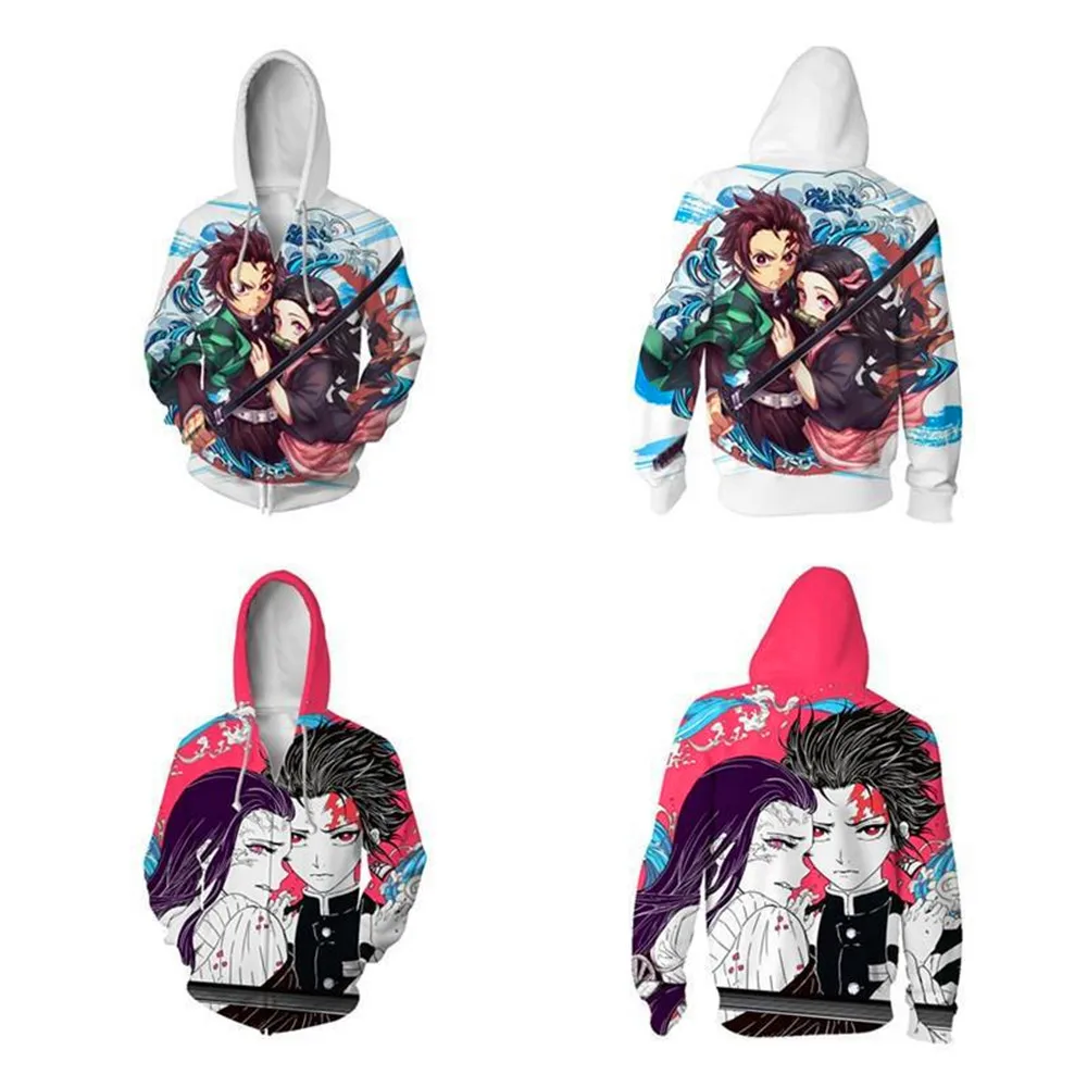 

Japan Demon Slayer 3D Printed Cosplay Hoodie Men Women Retro Gothic Oversized Long Sleeve Hoodie Sweatshirts Clothes Pullover