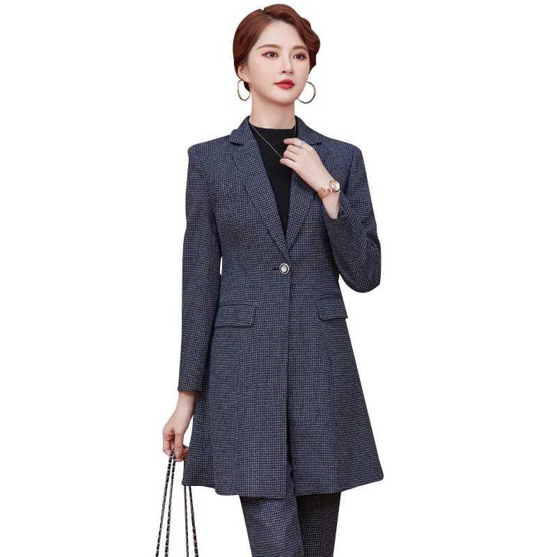 Высококачественный Женский длинный костюм