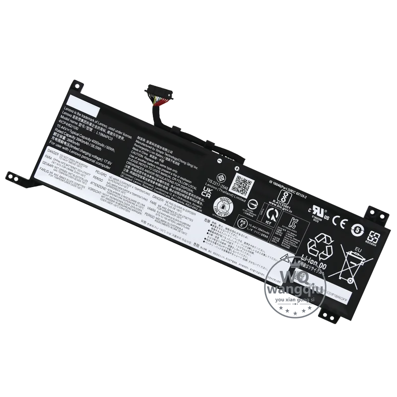 Аккумулятор для ноутбука Lenovo WANGQIU черный 15.44В 60Втч