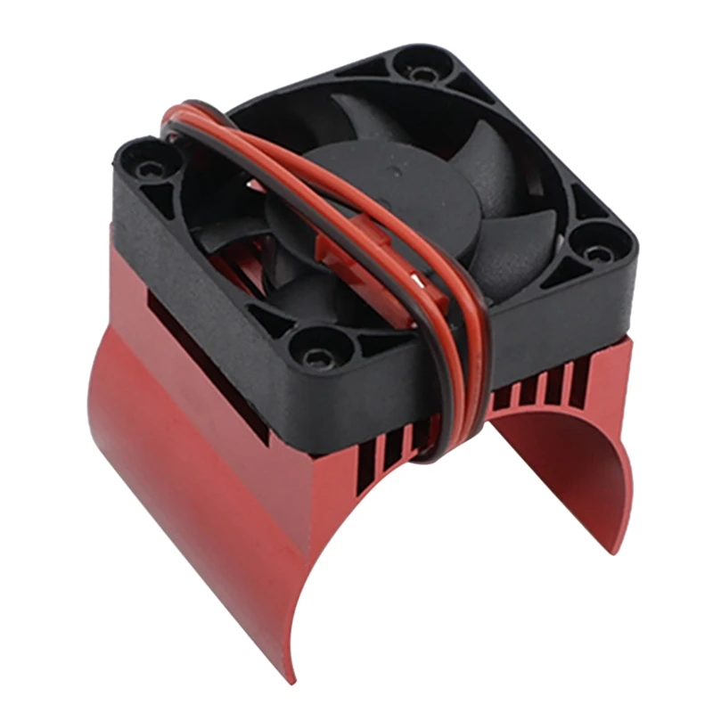 

42 мм вентилятор охлаждения двигателя теплоотвод для Traxxas 1/10 E-Maxx E-Revo саммит Arrma 1/8 Kraton Talion Typhon RC Car, красный