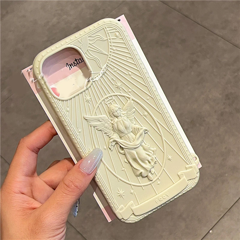 Эстетичный 3D силиконовый чехол для телефона в стиле ретро с ...