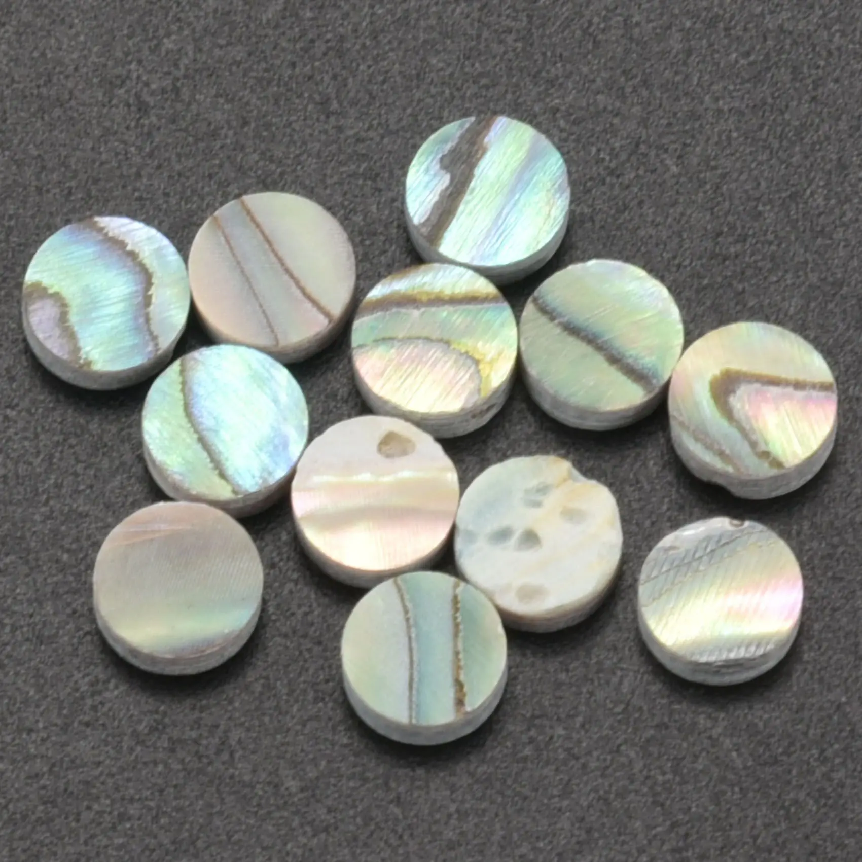 12 шт. новый морское ушко инкрустация в горошек 6 мм боковой маркер для гитары