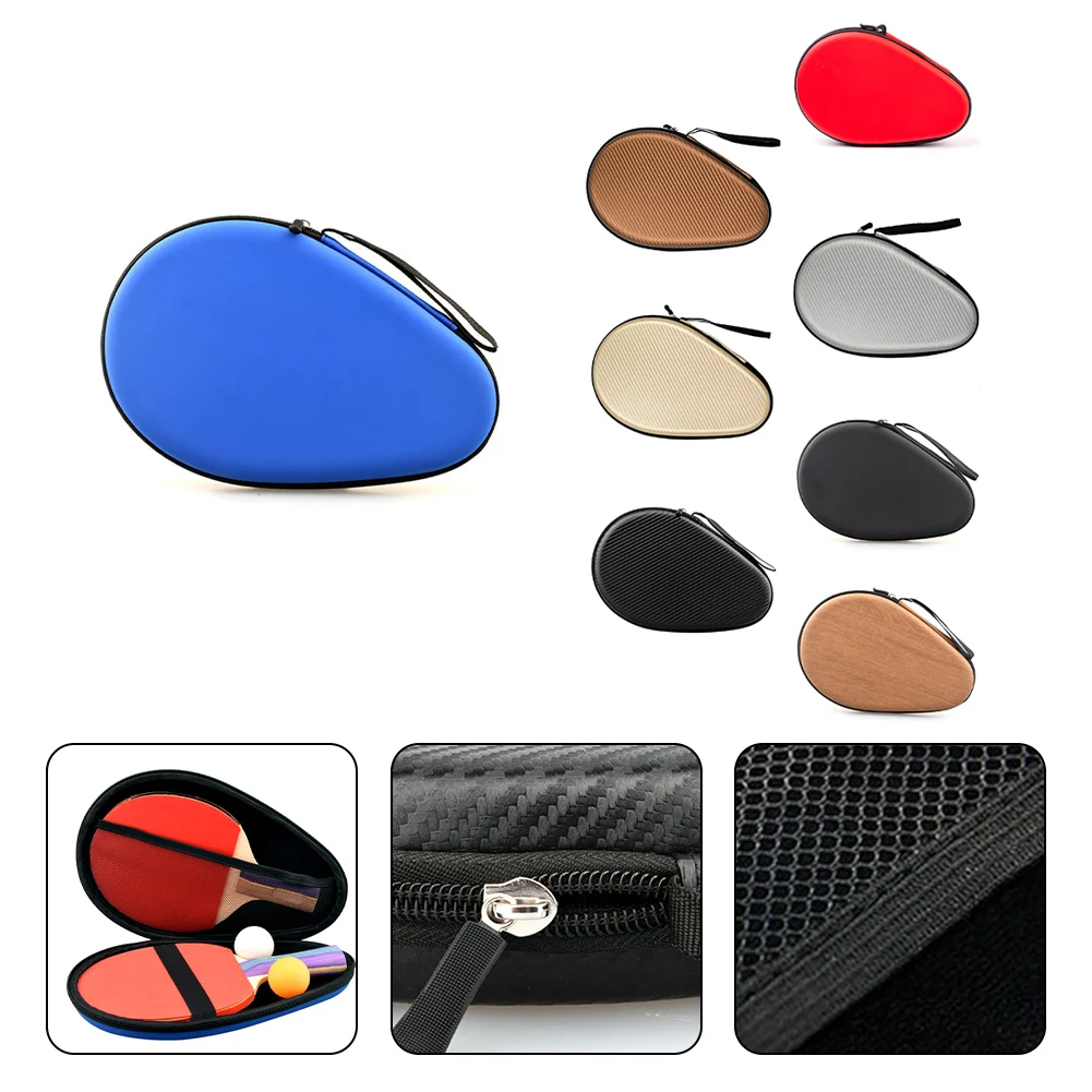 

Table Tennis Bag Cover Paddle EVA Bag Waterproof Gourd-shaped Table Tennis Racket Case Bags 28*18*4cm Ping Pong Box Accessories